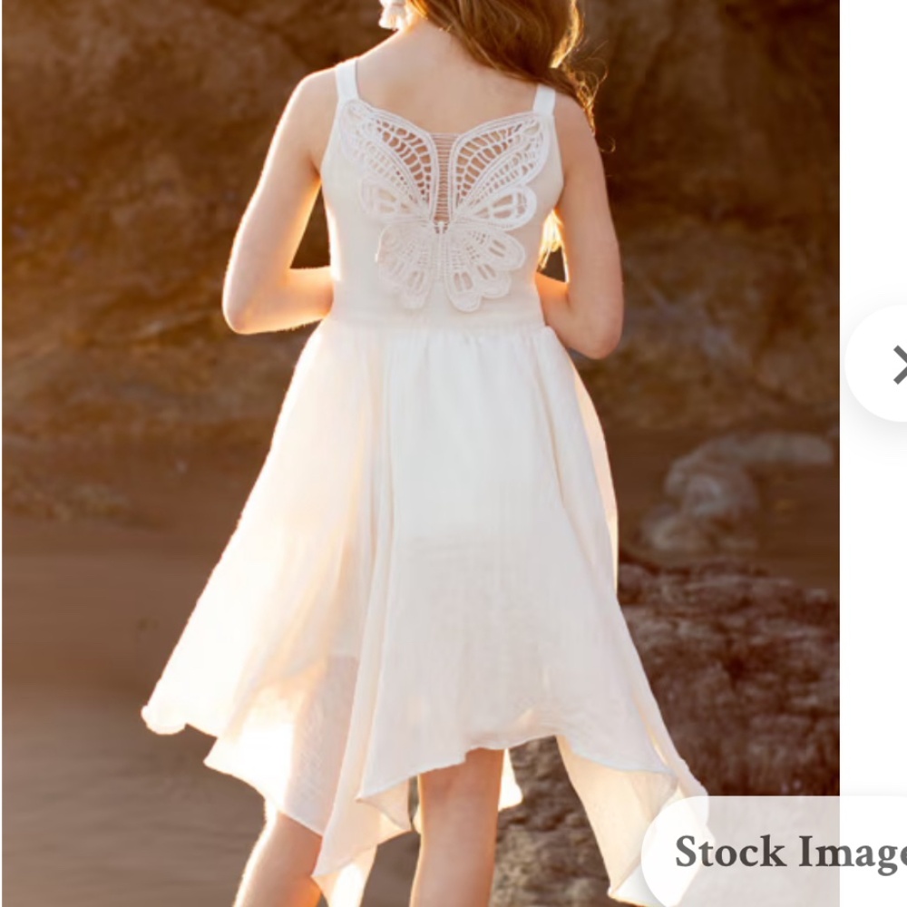 NWT Joyfolie Effie Dress Sz 7 with Butterfly Back - Picture 2 of 13